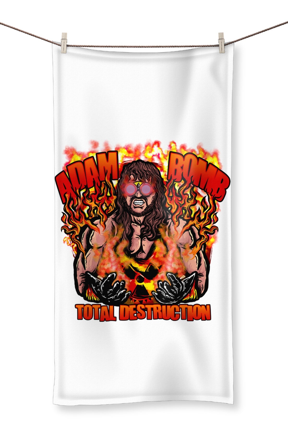 Adam Bomb Flame Bomb Towel