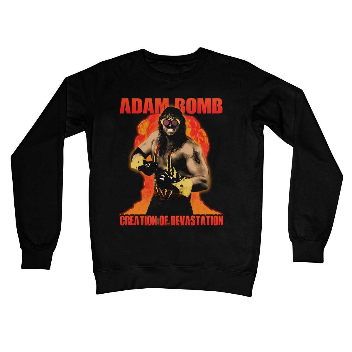 Adam Bomb Creation of Devastation Crew Neck Sweatshirt