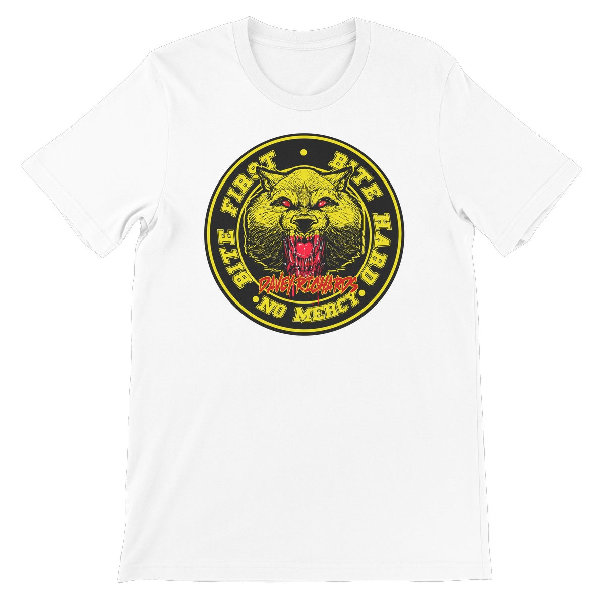 Davey Richards Bite First Logo Unisex Short Sleeve T-Shirt