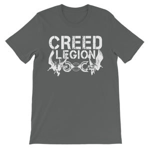 Garrison Creed Legion White Unisex Short Sleeve T-Shirt