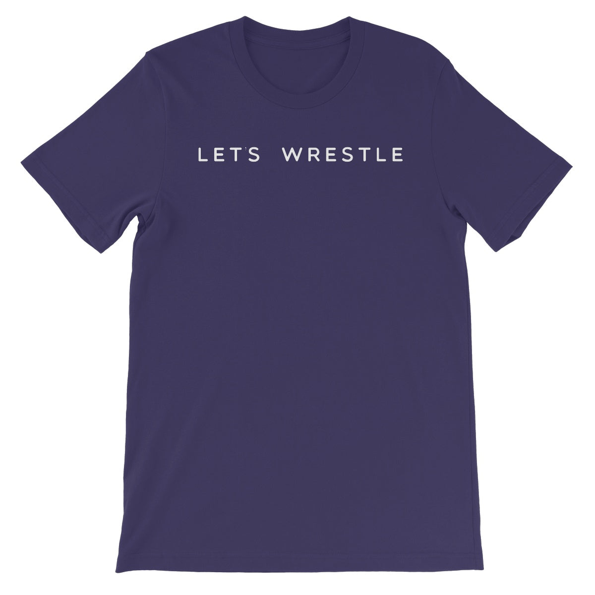 Let's Wrestle Logo Unisex Short Sleeve T-Shirt