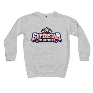 Superstar Pro Wrestling Logo Kids Sweatshirt
