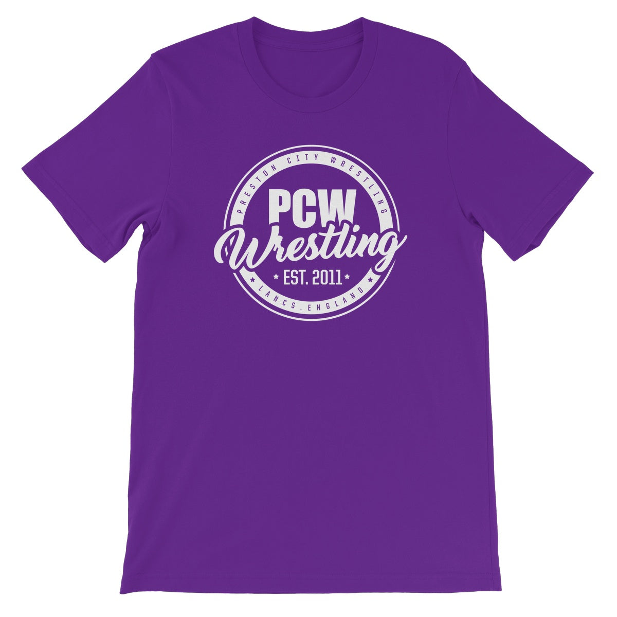 PCW UK White Roundel Logo Unisex Short Sleeve T-Shirt