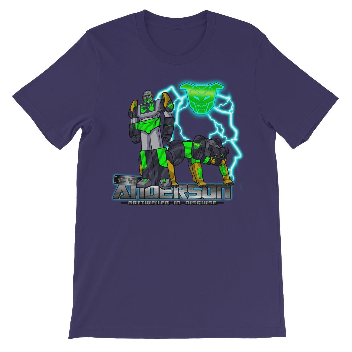 CW Anderson Rottweiler In Disguise Unisex Short Sleeve T-Shirt