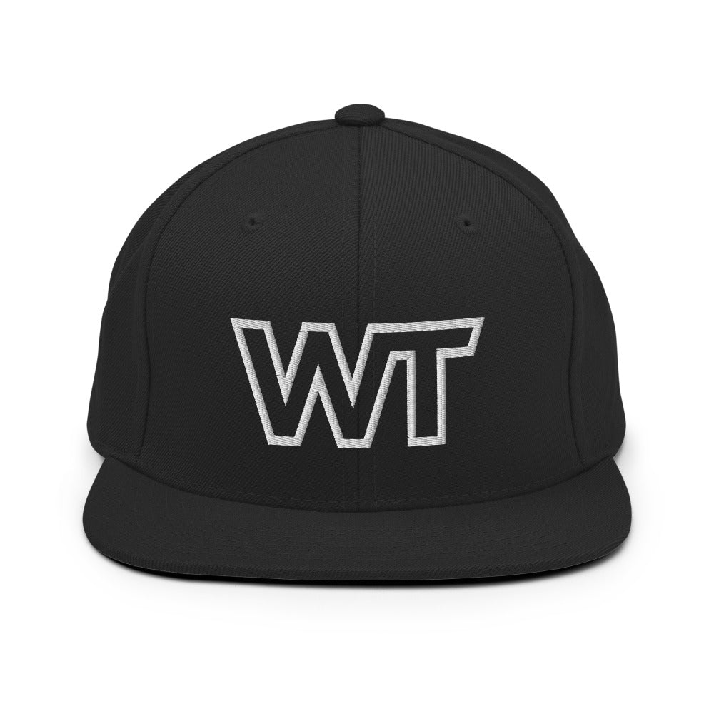 Wrestling Travel Logo Snapback Hat