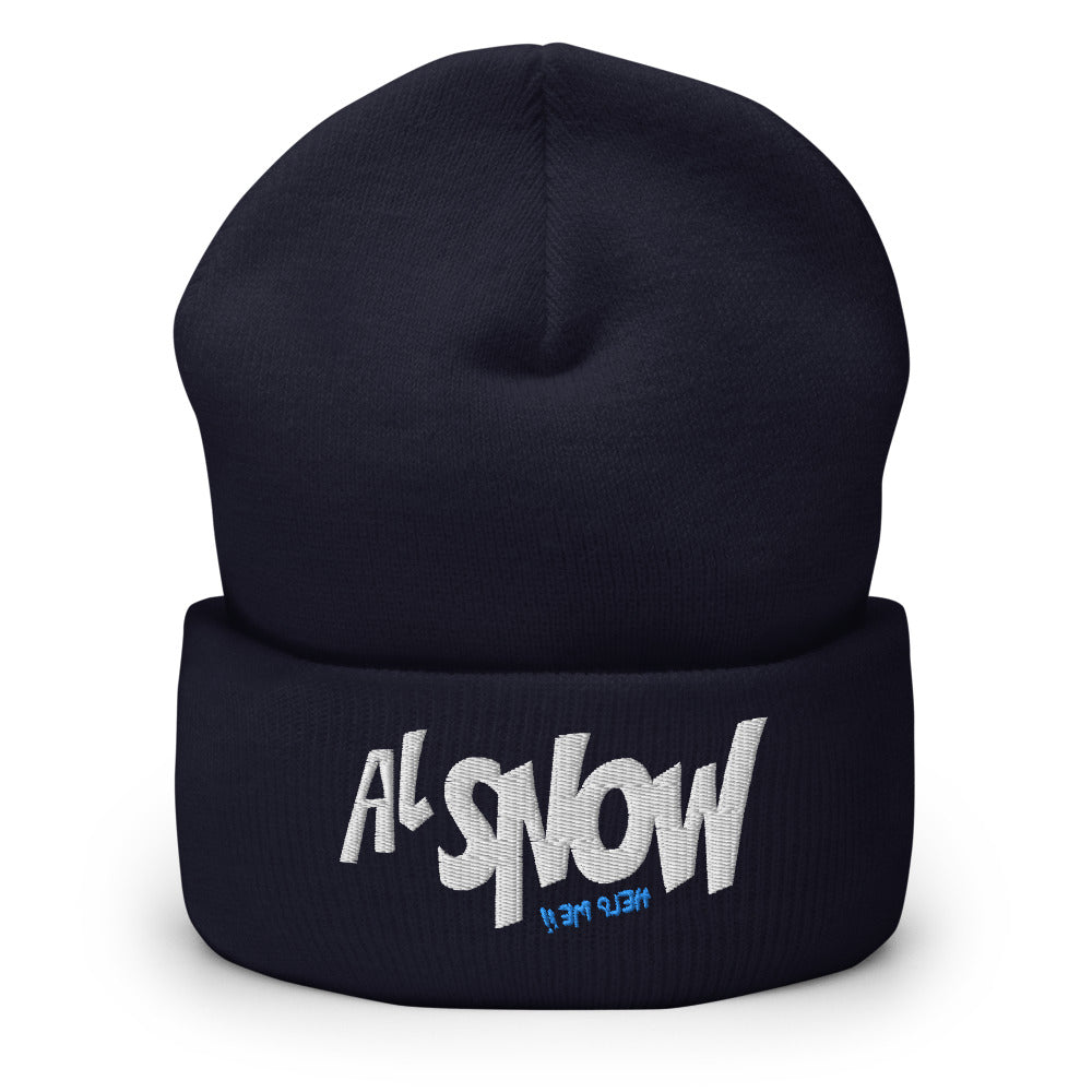 Al Snow Help Me Logo Cuffed Beanie