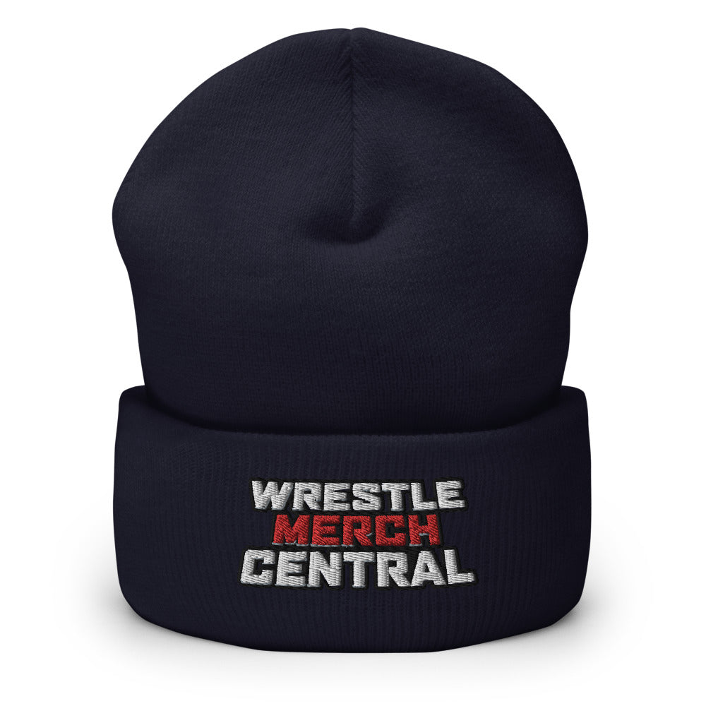 Wrestle Merch Central Logo Cuffed Beanie