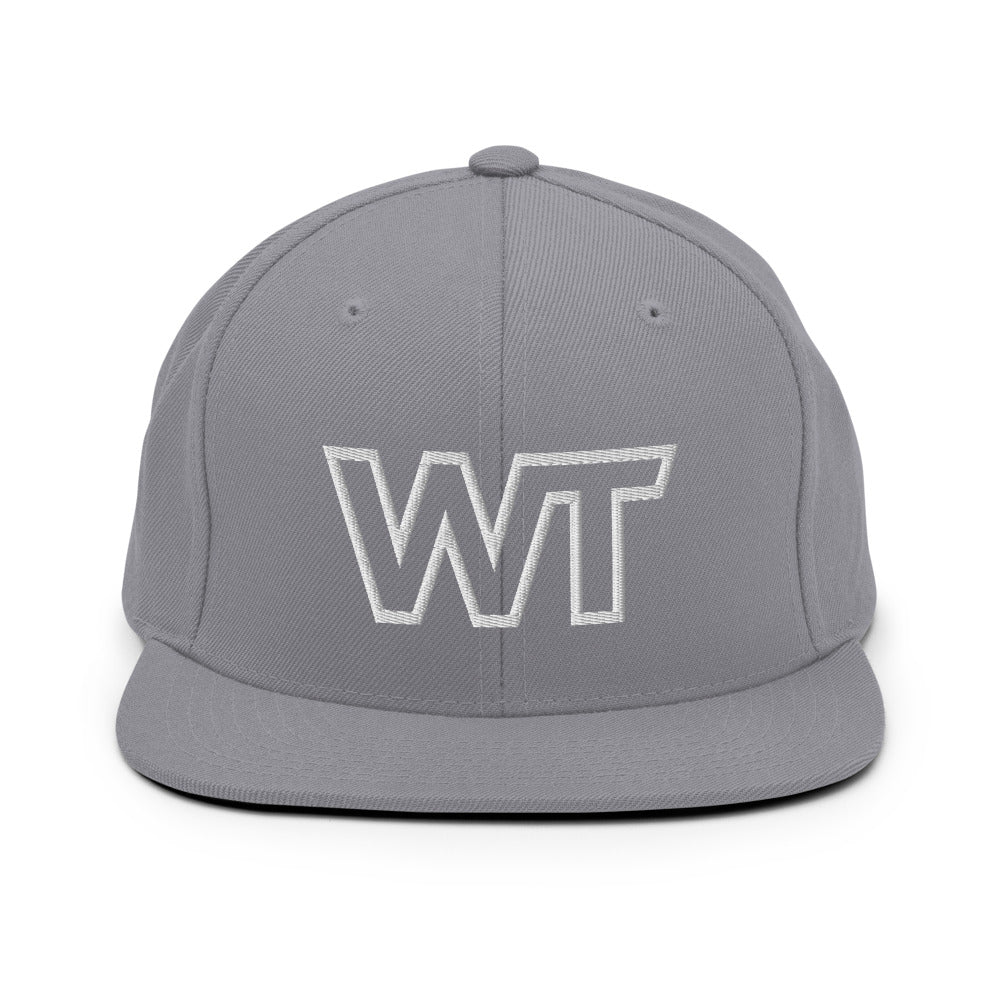 Wrestling Travel Logo Snapback Hat