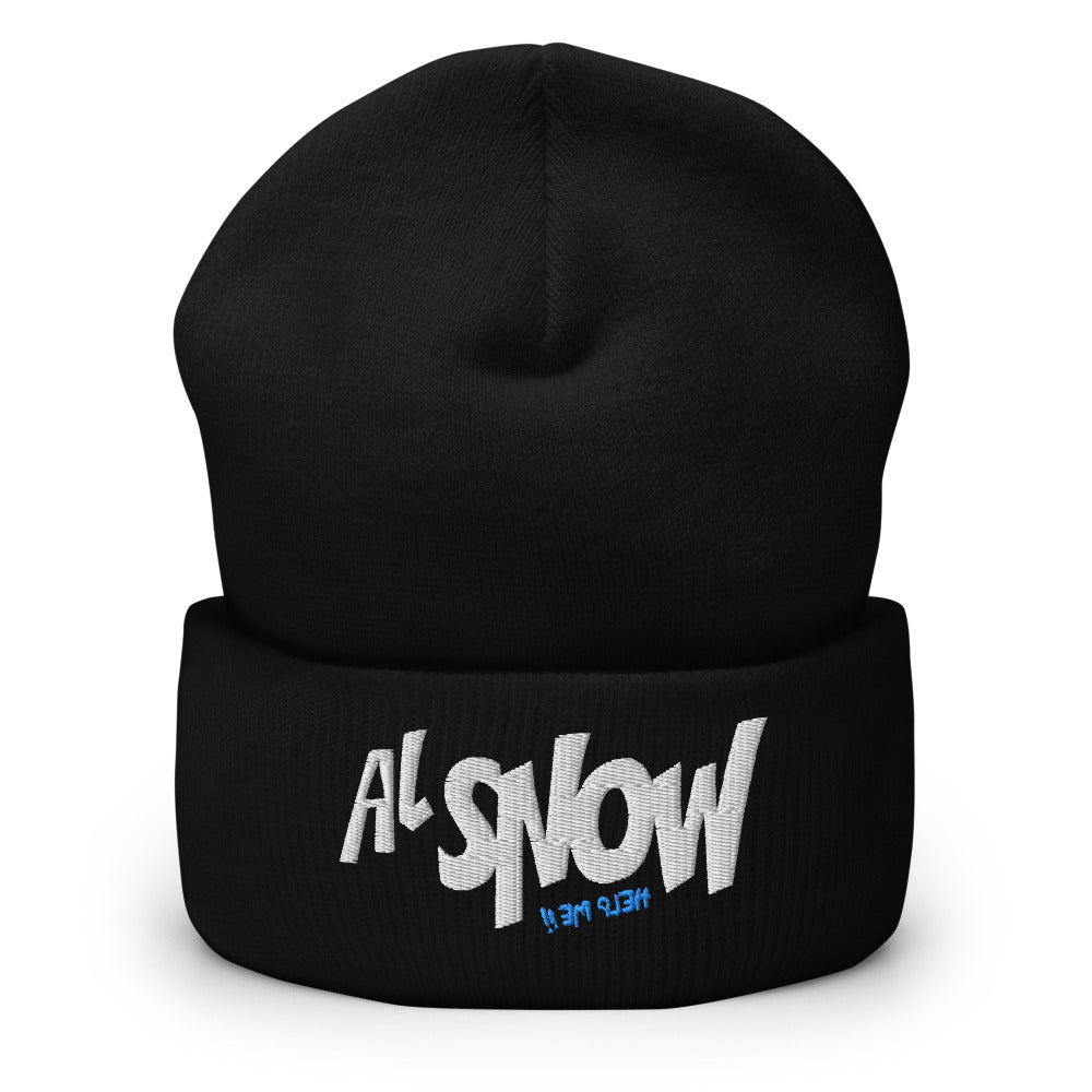 Al Snow Help Me Logo Cuffed Beanie