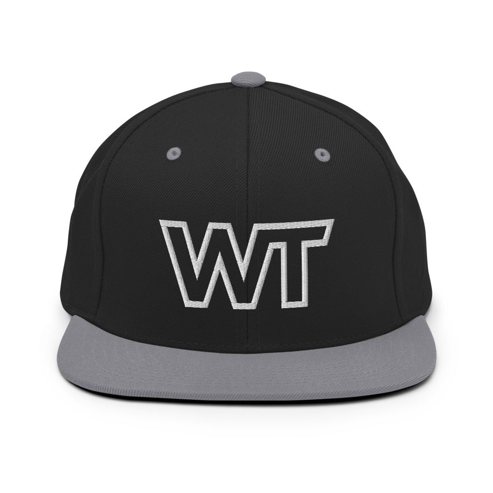 Wrestling Travel Logo Snapback Hat