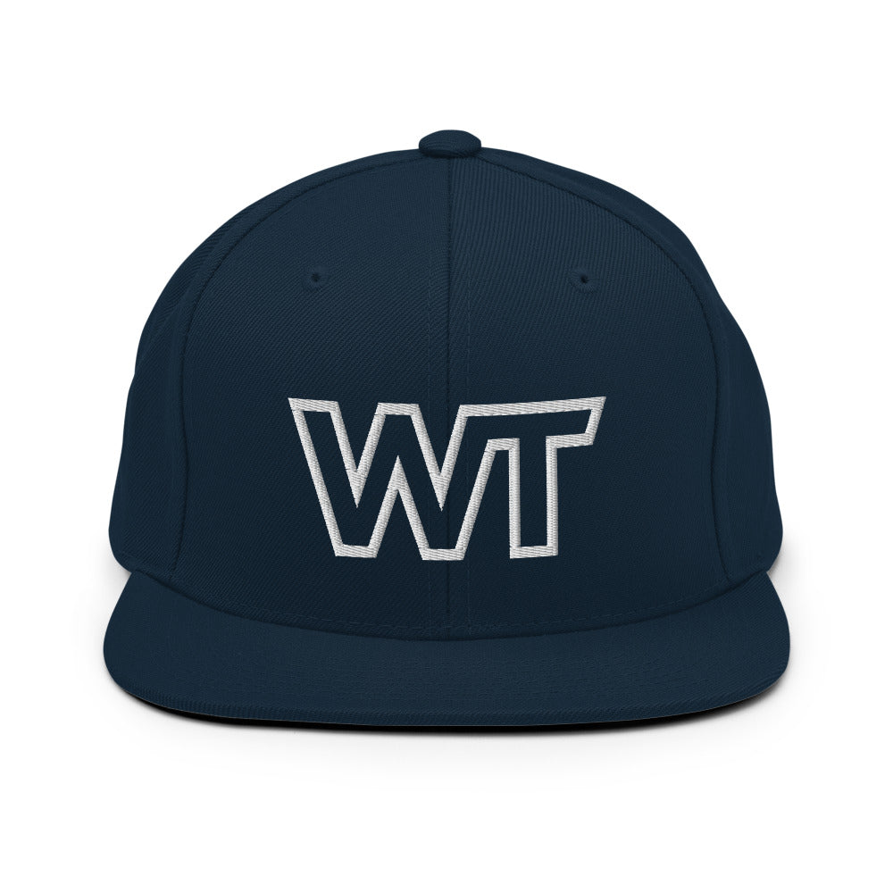 Wrestling Travel Logo Snapback Hat