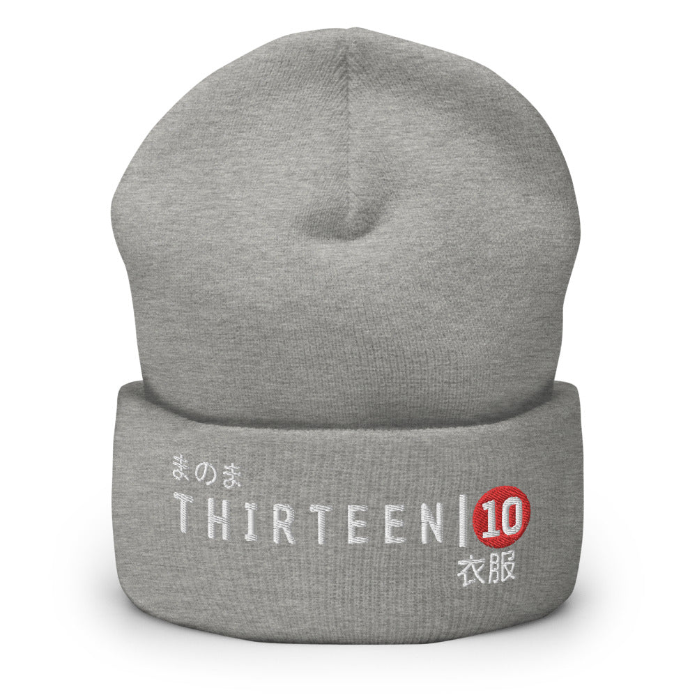 Thirteen | 10 Apparel JAPAN Long Logo Cuffed Beanie