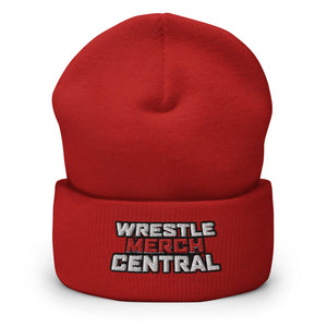 Wrestle Merch Central Logo Cuffed Beanie