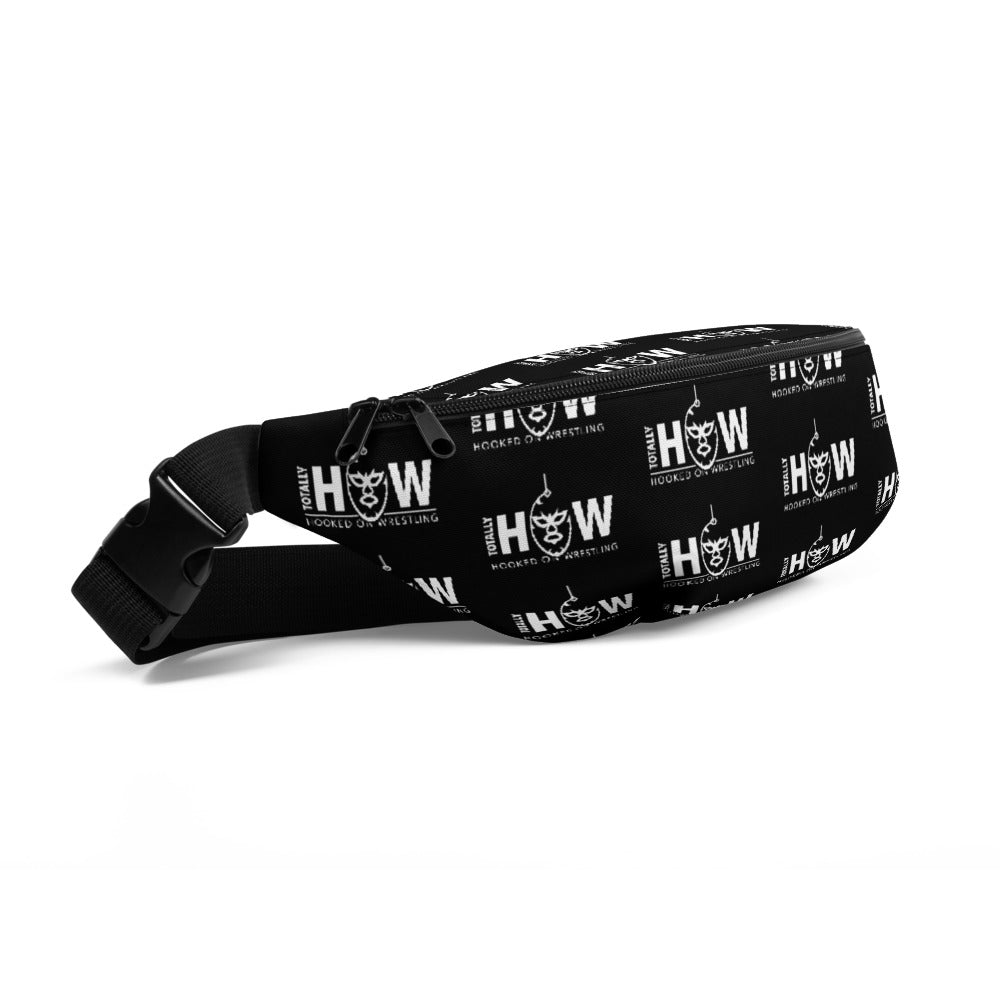 H.O.W Totally Hooked Logo Pattern Fanny Pack