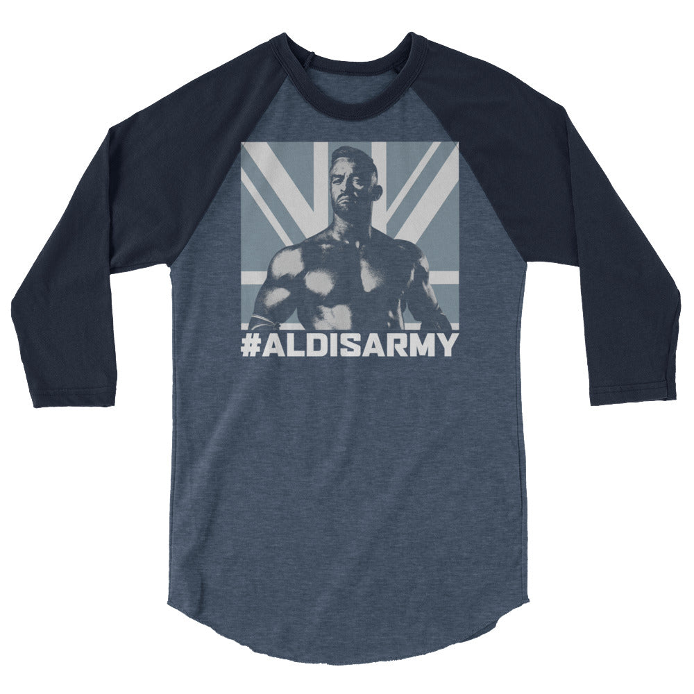 Nick Aldis #AldisArmy 3/4 sleeve raglan shirt