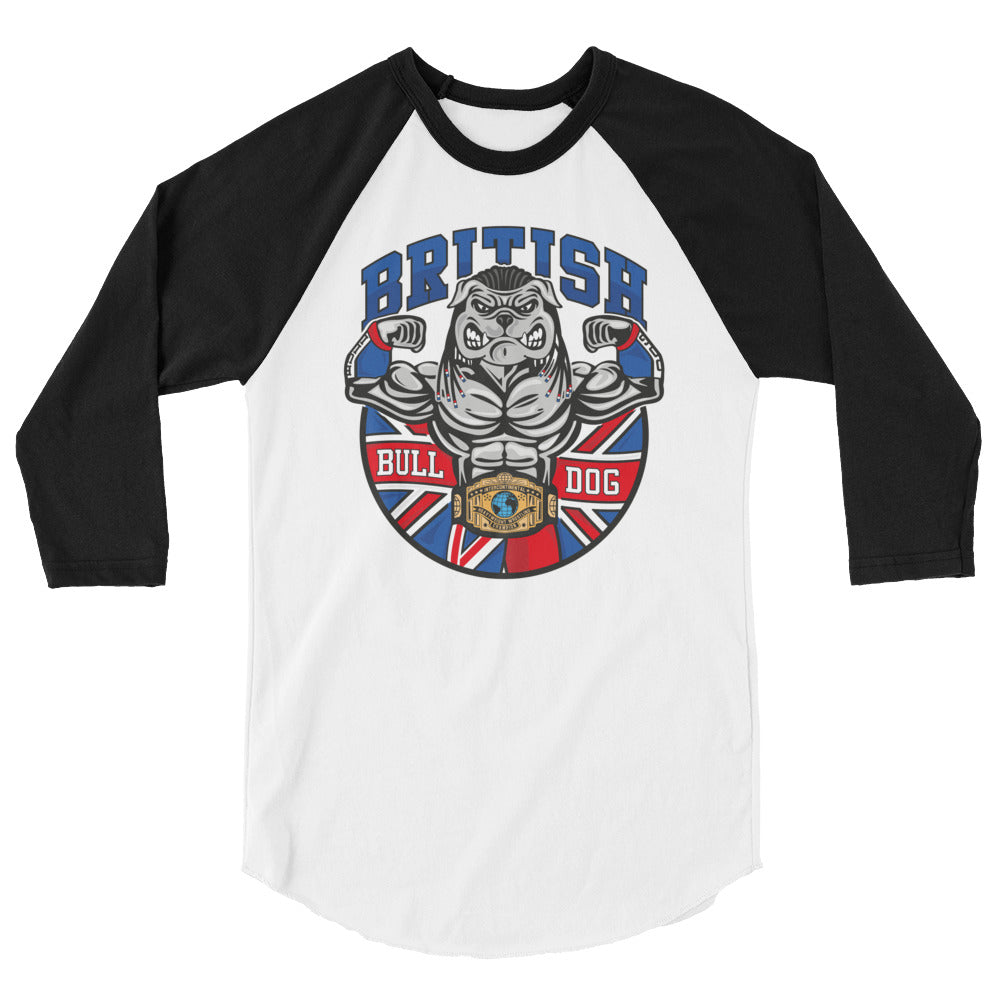 British Bulldog Matilda 3/4 sleeve raglan shirt