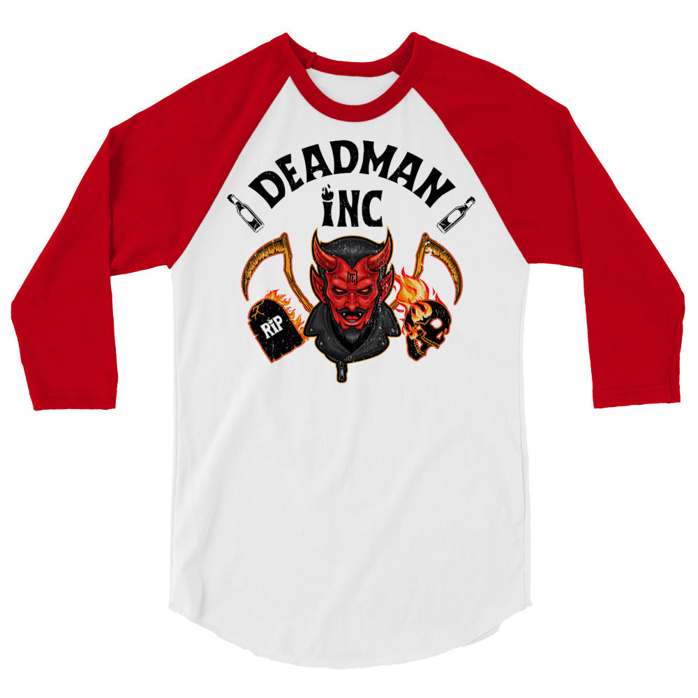 ME Deadman Inc 3/4 Sleeve Raglan Shirt