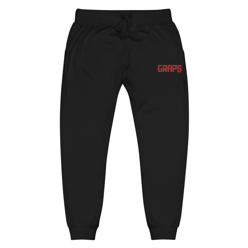 GRAPS Red Logo Unisex fleece sweatpants