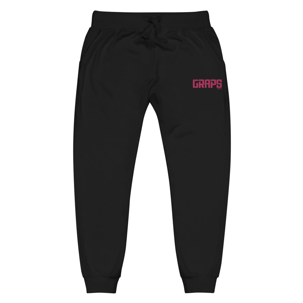 GRAPS Pink Logo Unisex fleece sweatpants