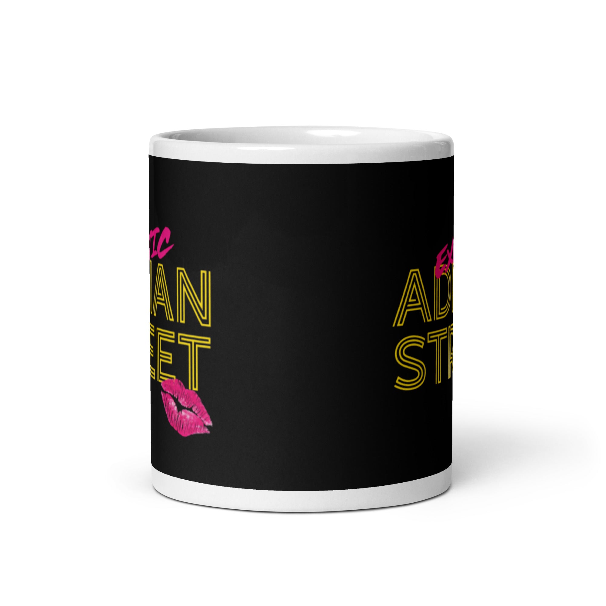Adrian Street Logo White Glossy Mug