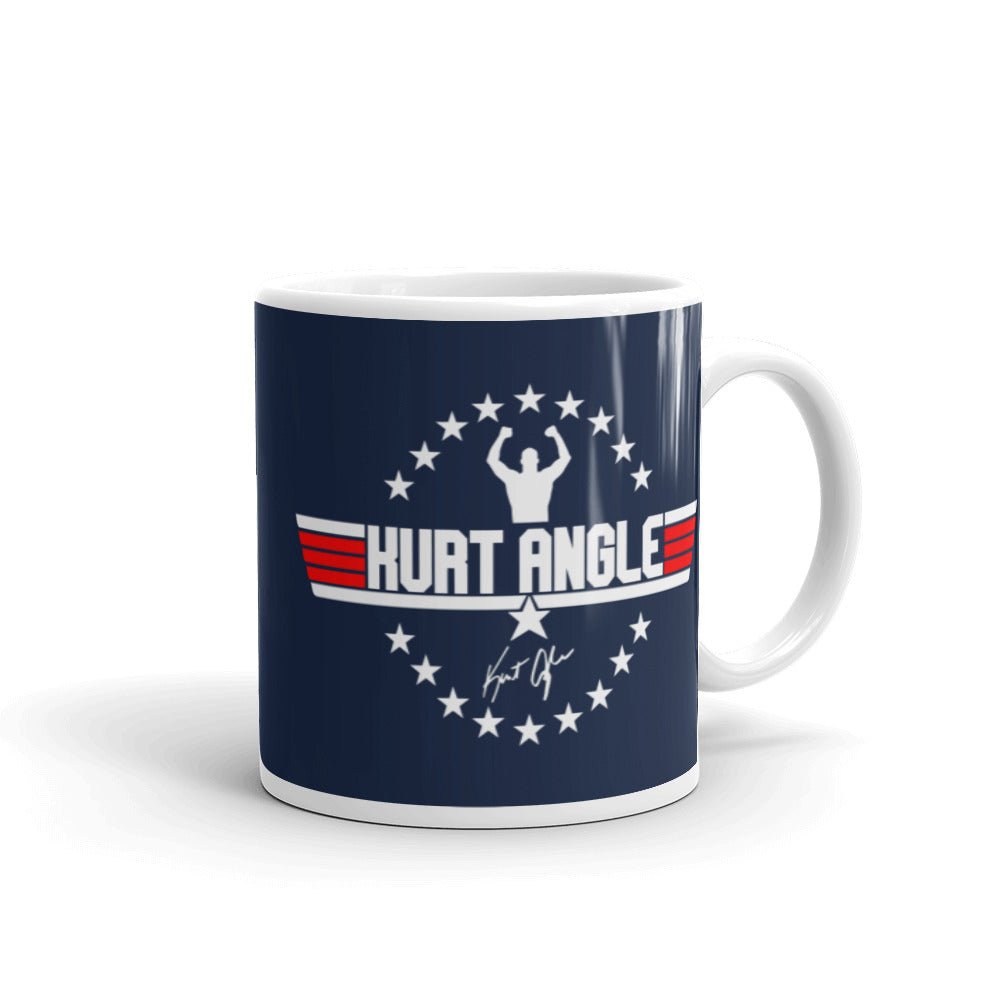 Kurt Angle Hero Glossy Mug