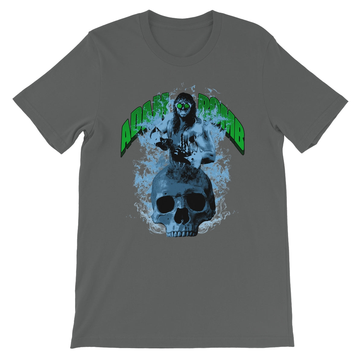 Adam Bomb  Skull Flame Unisex Short Sleeve T-Shirt