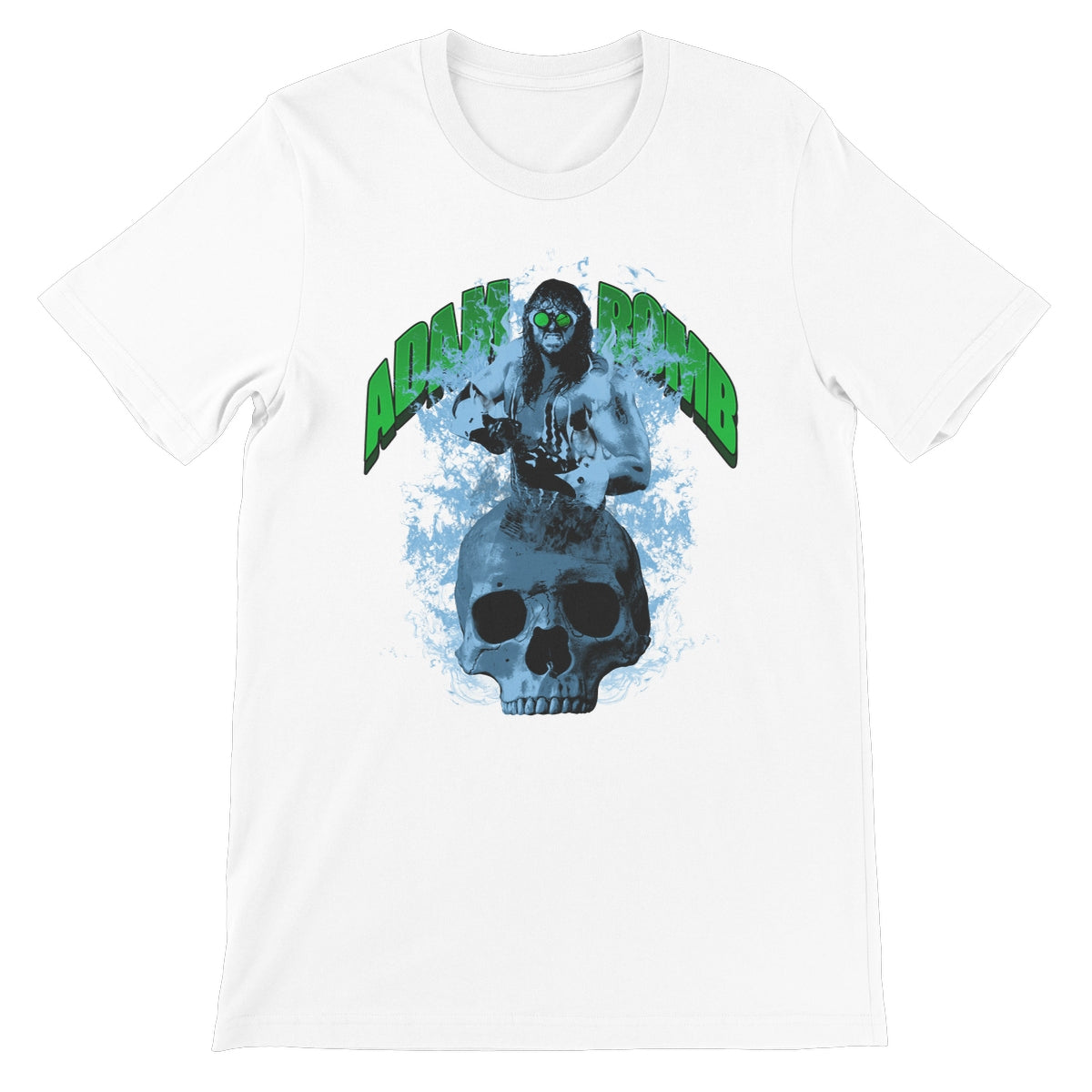Adam Bomb  Skull Flame Unisex Short Sleeve T-Shirt