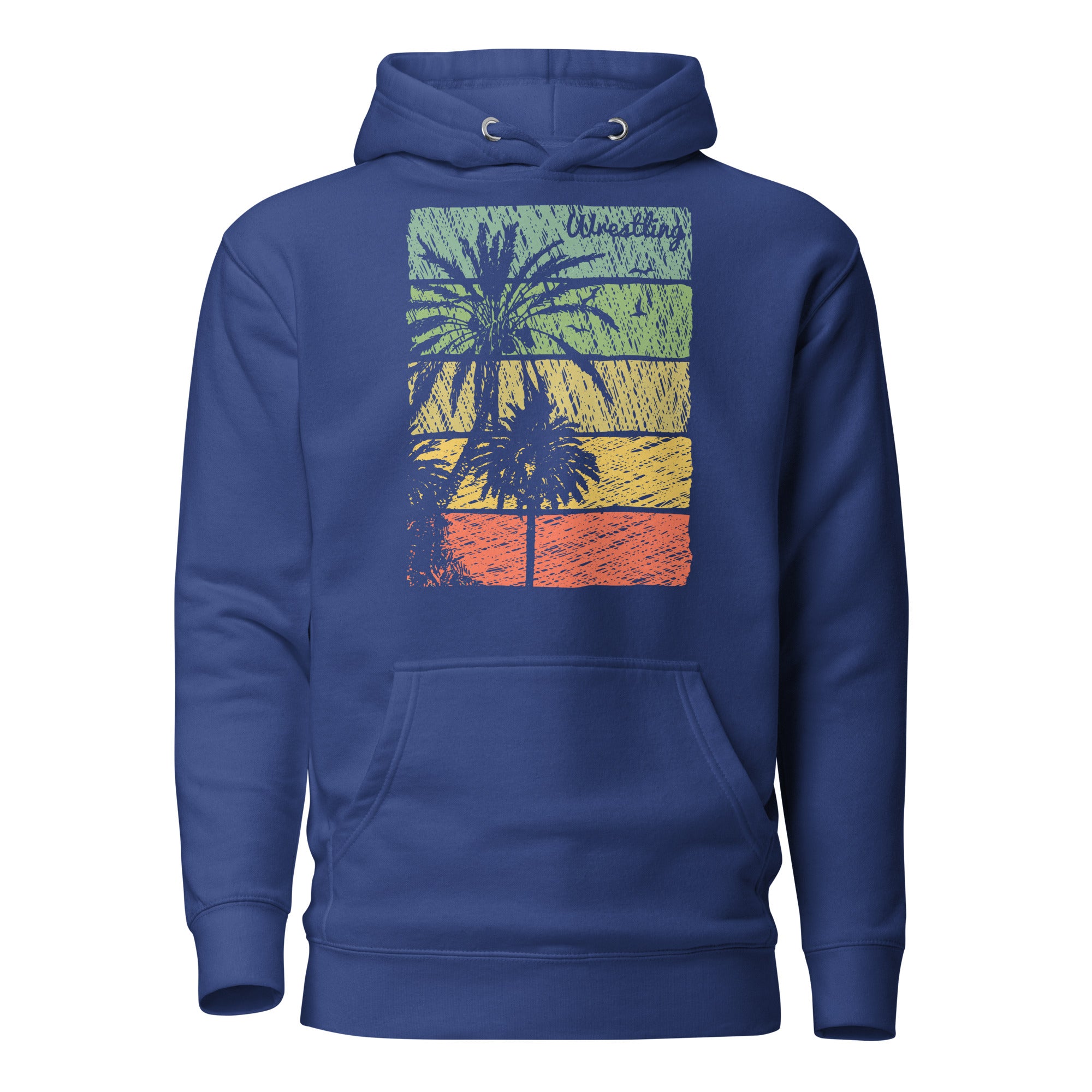 Let's Wrestle Wrestling Tropical Unisex Hoodie