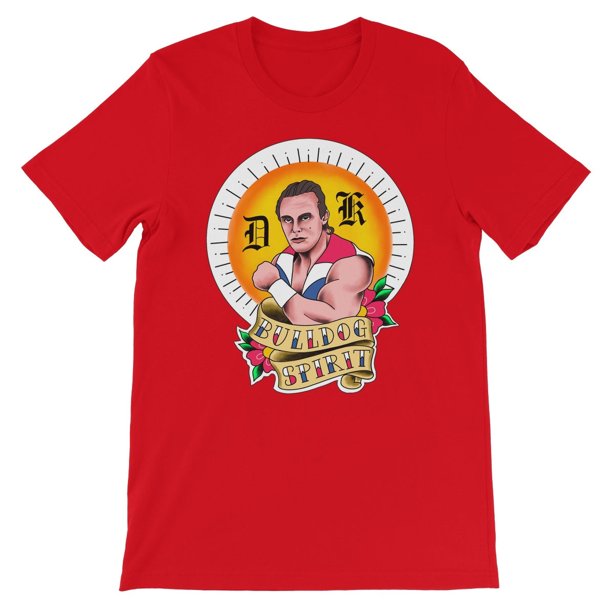 Dynamite Kid "Bulldog Spirit" Unisex Short Sleeve T-Shirt