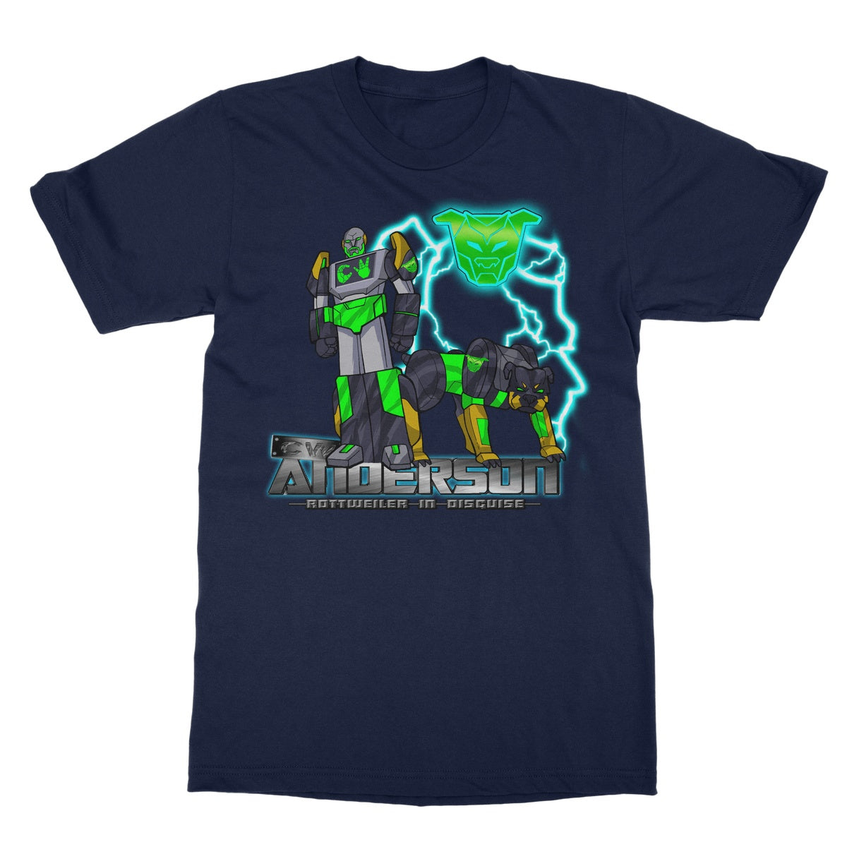 CW Anderson Rottweiler In Disguise  Softstyle T-Shirt