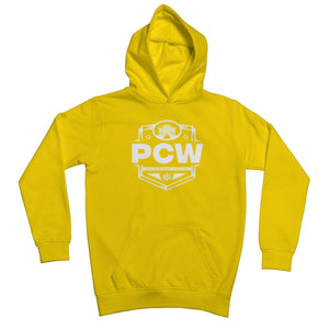 PCW UK Logo White Kids Hoodie