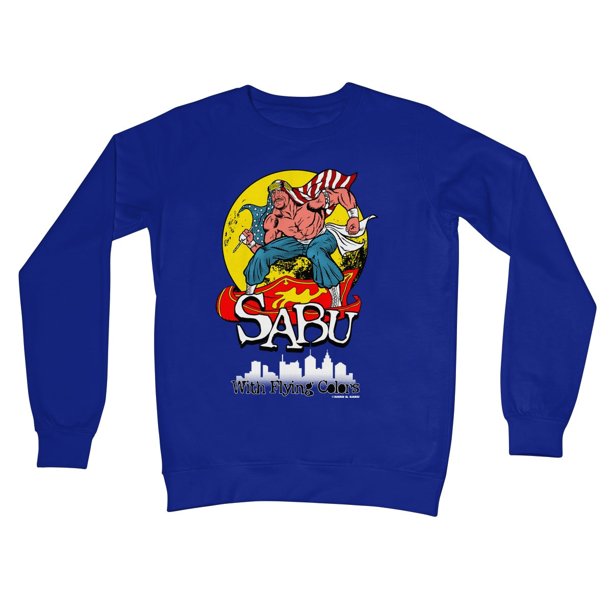Sabu Flying Colors Crew Neck Sweatshirt