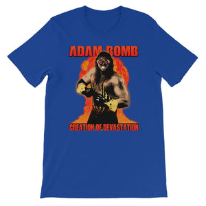 Adam Bomb Creation of Devastation Unisex Short Sleeve T-Shirt