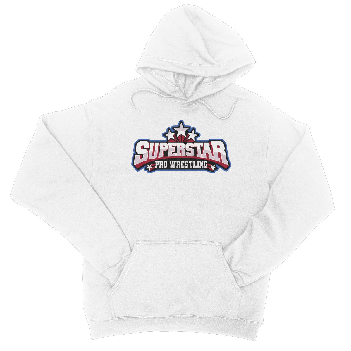 Superstar Pro Wrestling Logo College Hoodie