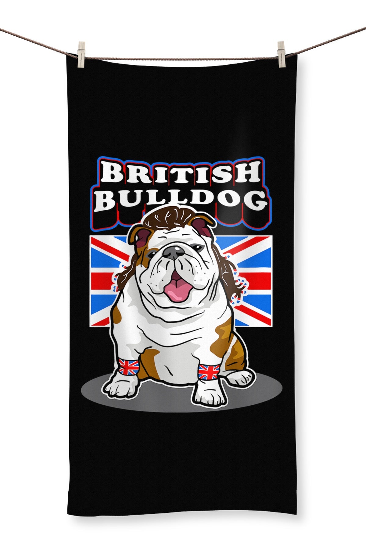 British Bulldog Winston Towel