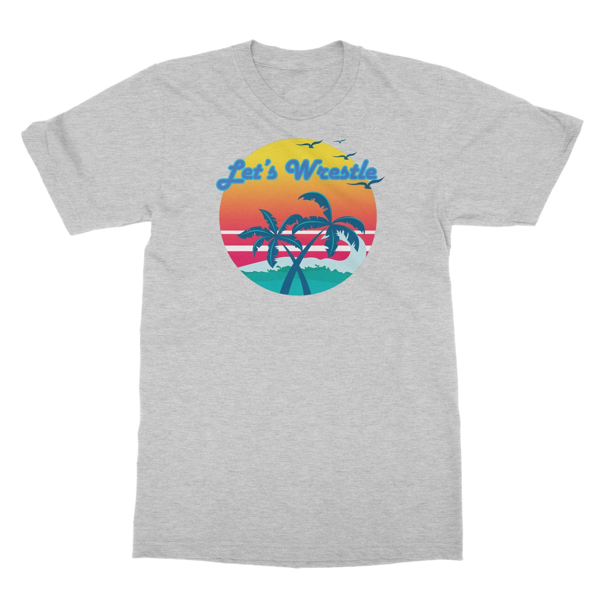 Let's Wrestle Tropical Heat Wave Softstyle T-Shirt