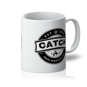 CATCH Pro-Wrestling Logo WHITE Mug