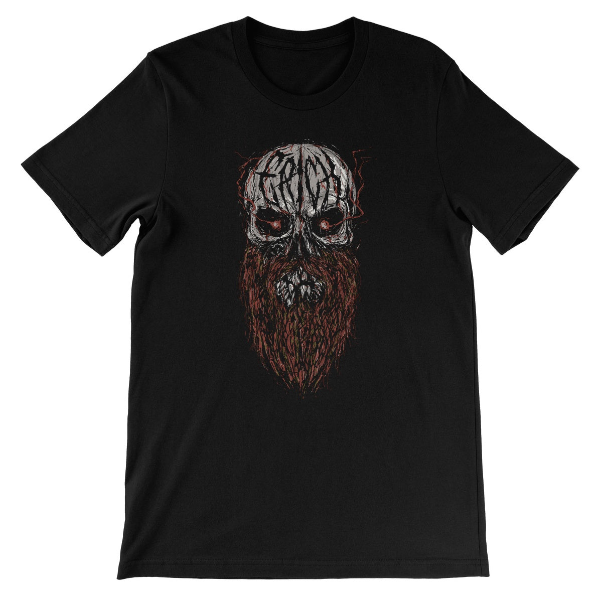 Erick Redbeard Carved Skull Unisex Short Sleeve T-Shirt