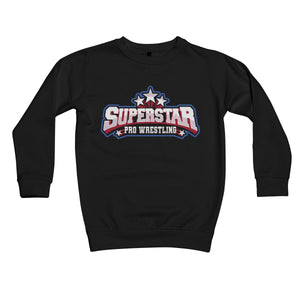 Superstar Pro Wrestling Logo Kids Sweatshirt