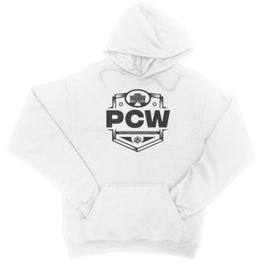 PCW UK Logo Black College Hoodie