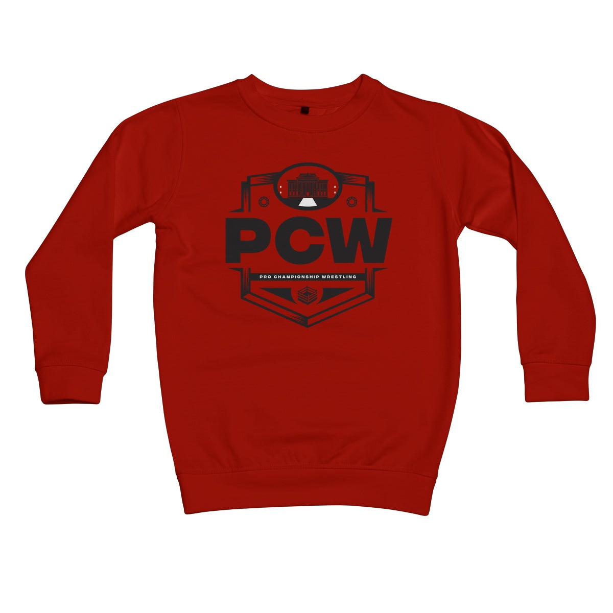 PCW UK Logo Black Kids Sweatshirt