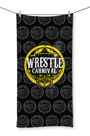 Wrestle Carnival Gold Logo Towel
