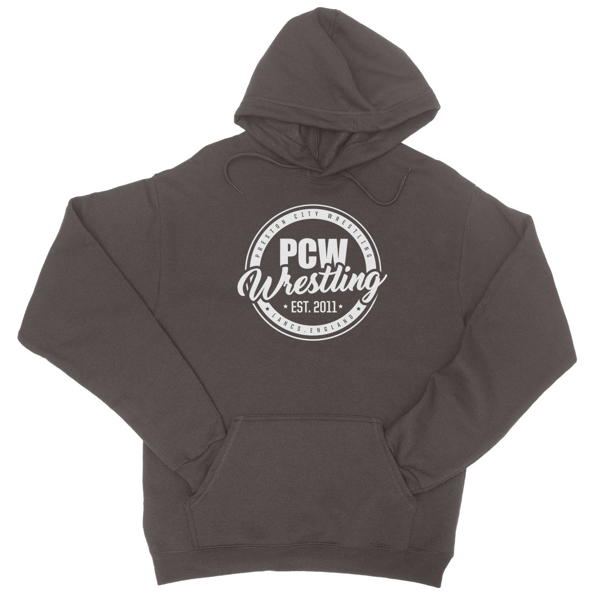 PCW UK White Roundel Logo College Hoodie