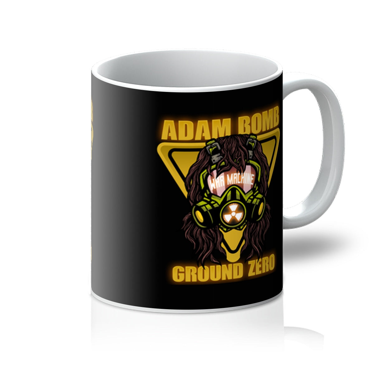 Adam Bomb Gas Mask Mug