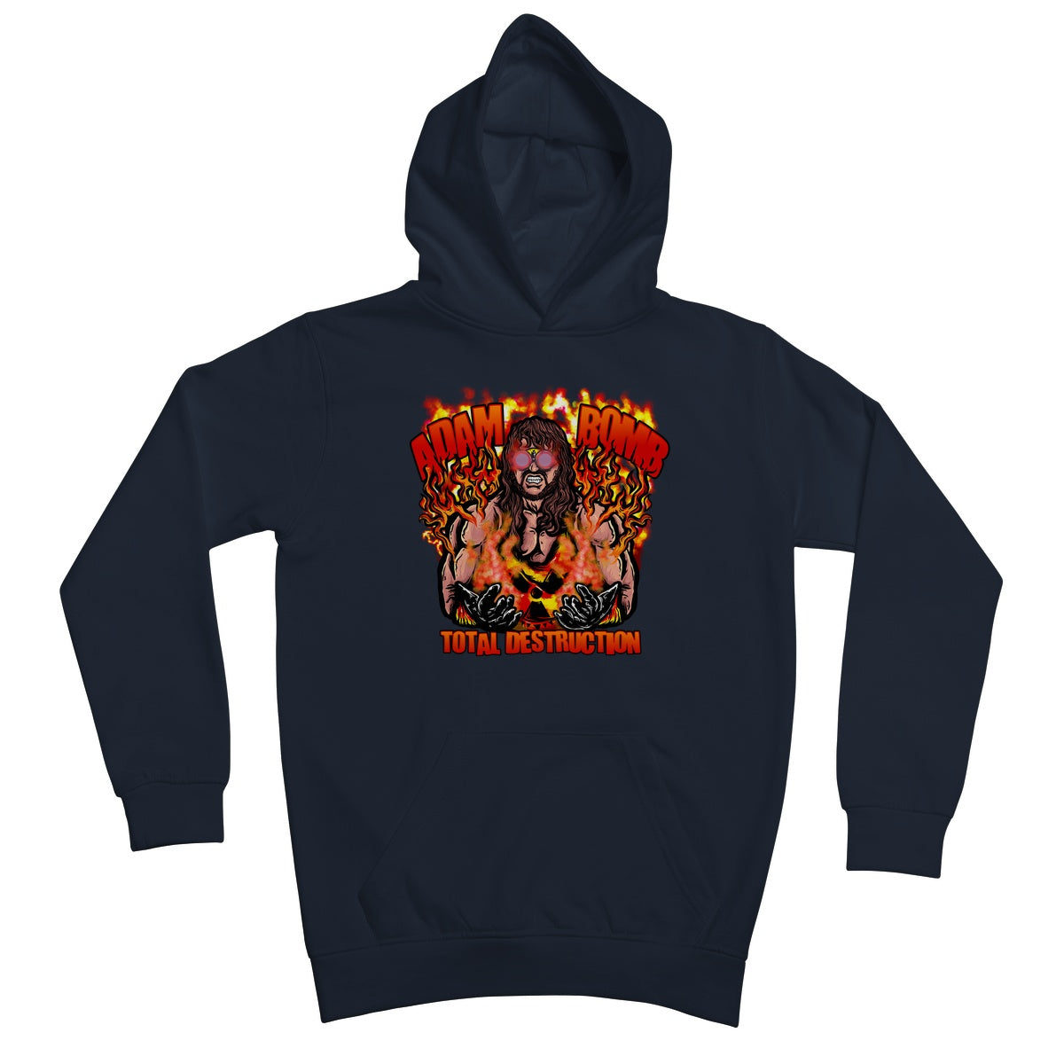 Adam Bomb Flame Bomb Kids Hoodie