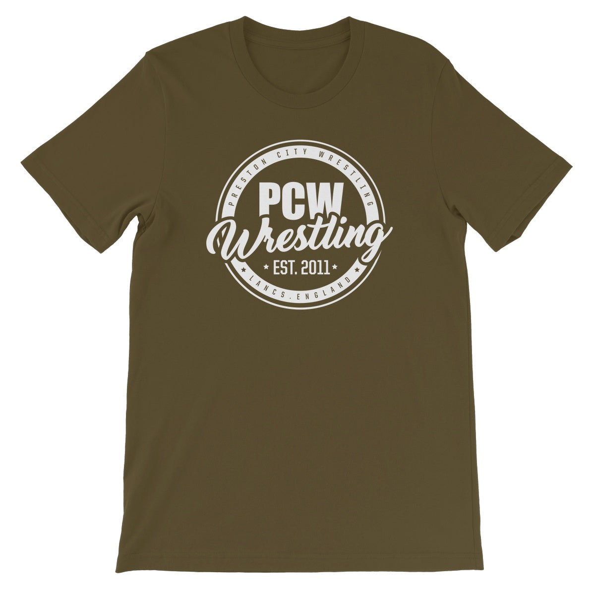 PCW UK White Roundel Logo Unisex Short Sleeve T-Shirt