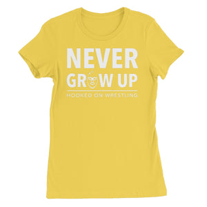 H.O.W Never Grow Up Women's Short Sleeve T-Shirt