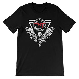 TNT Extreme Wrestling Moth Unisex Short Sleeve T-Shirt