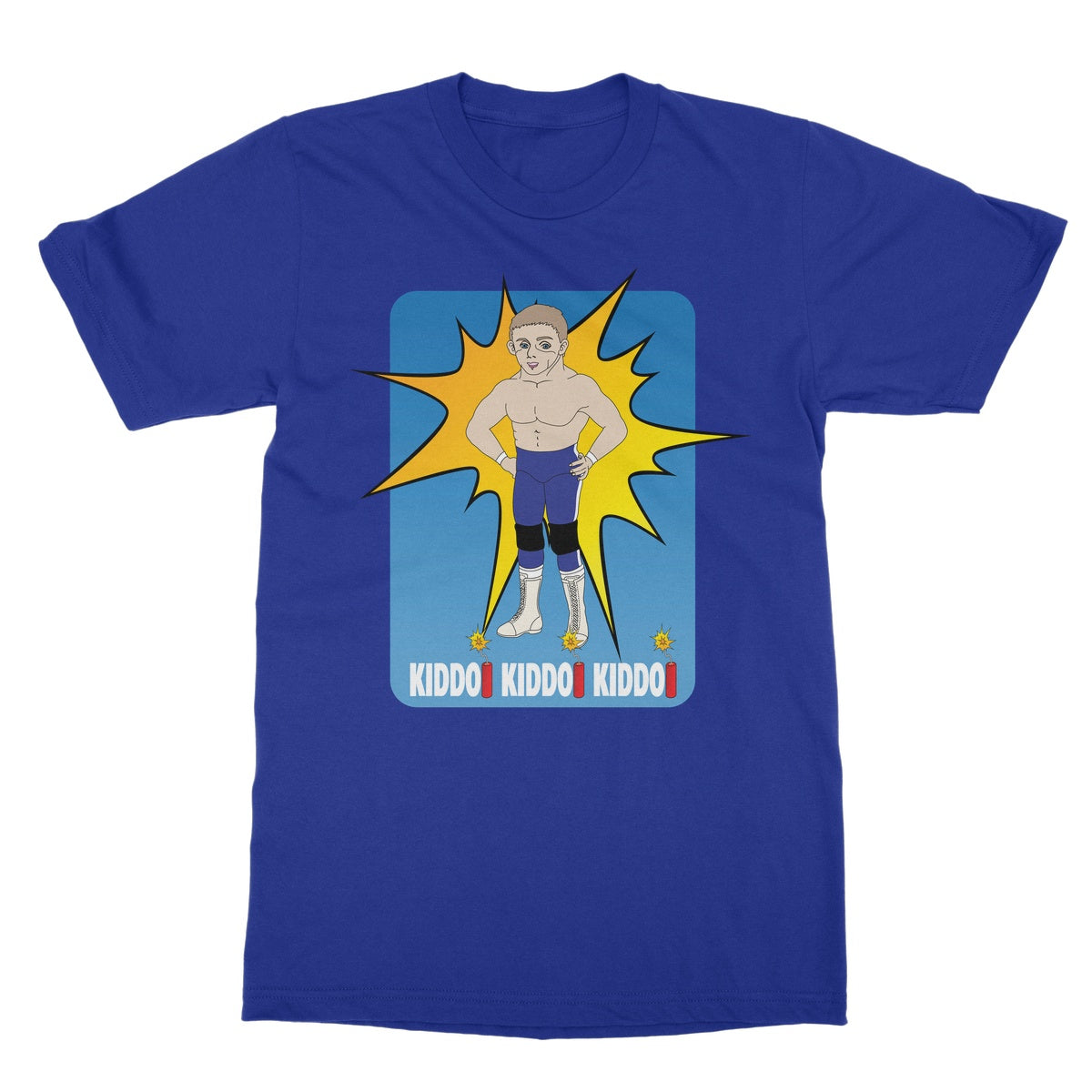 Dynamite Kid KIDDO! KIDDO! KIDDO! Softstyle T-Shirt