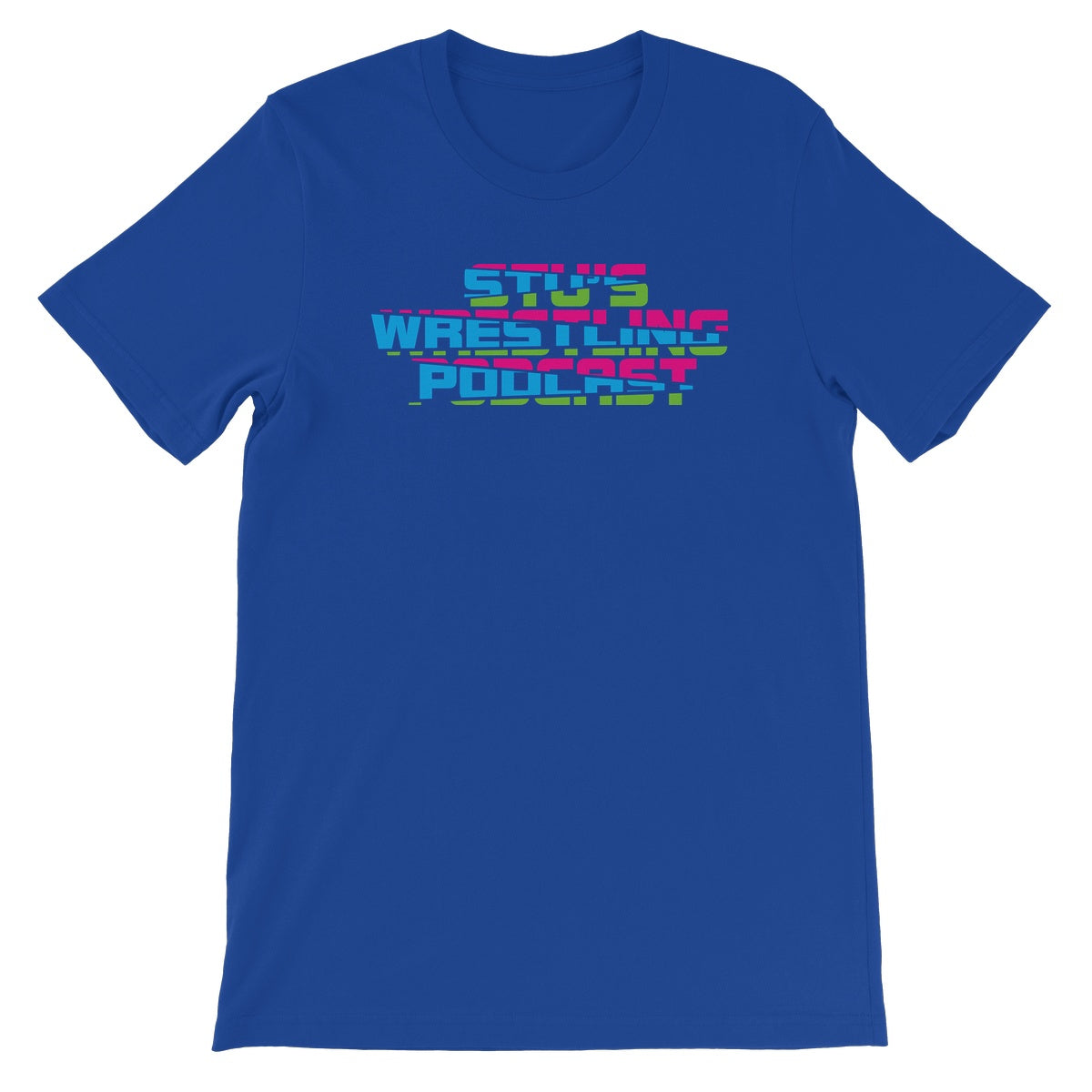 Stu's Wrestling Podcast Logo Unisex Short Sleeve T-Shirt